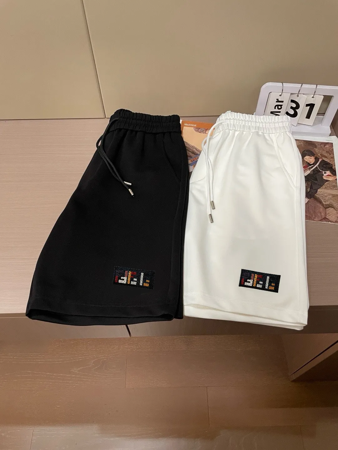 Logo Patch Cotton Jersey Shorts D14511259 — view 9