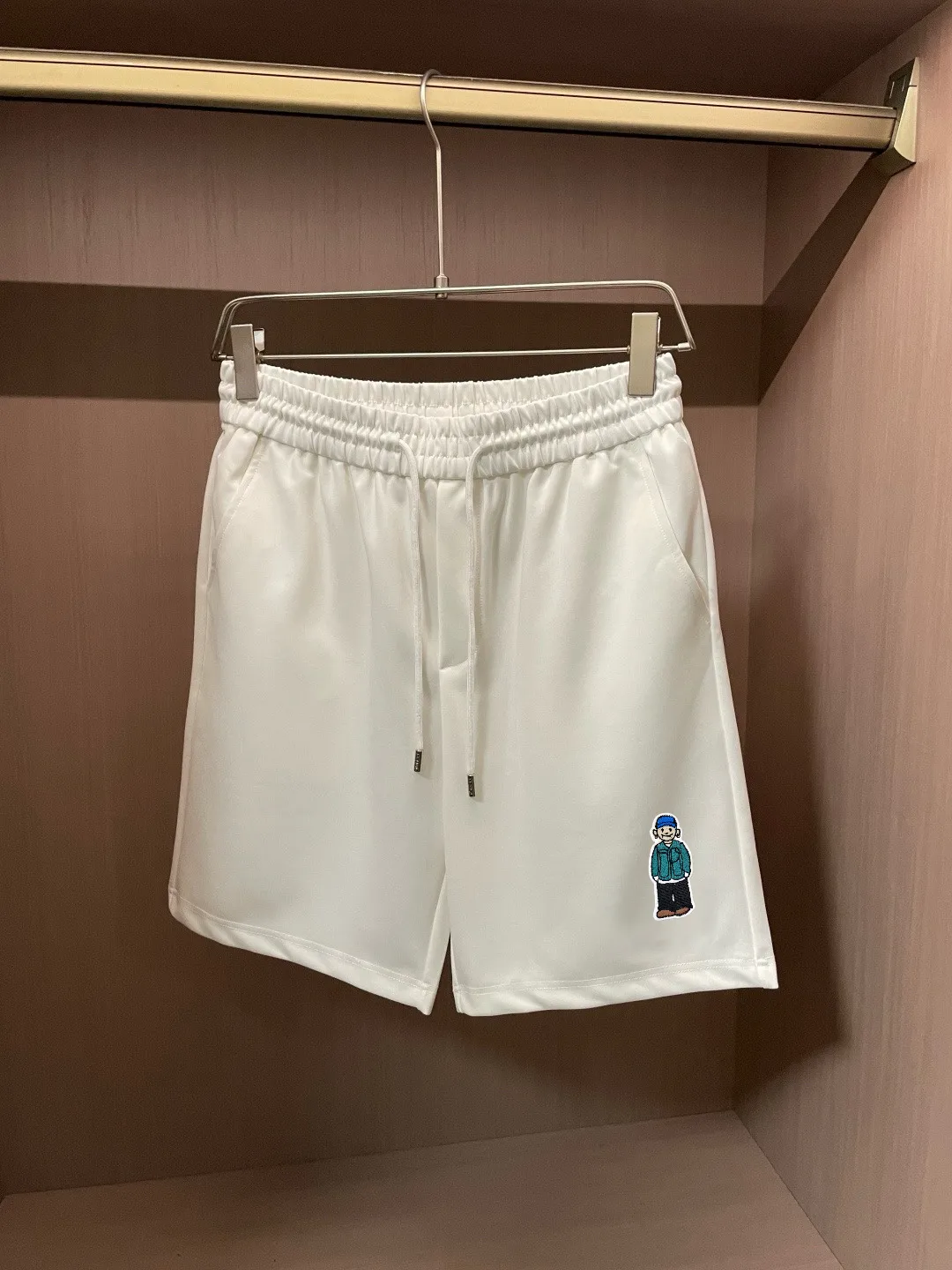 Logo Patch Cotton Jersey Shorts D14511258 — view 3