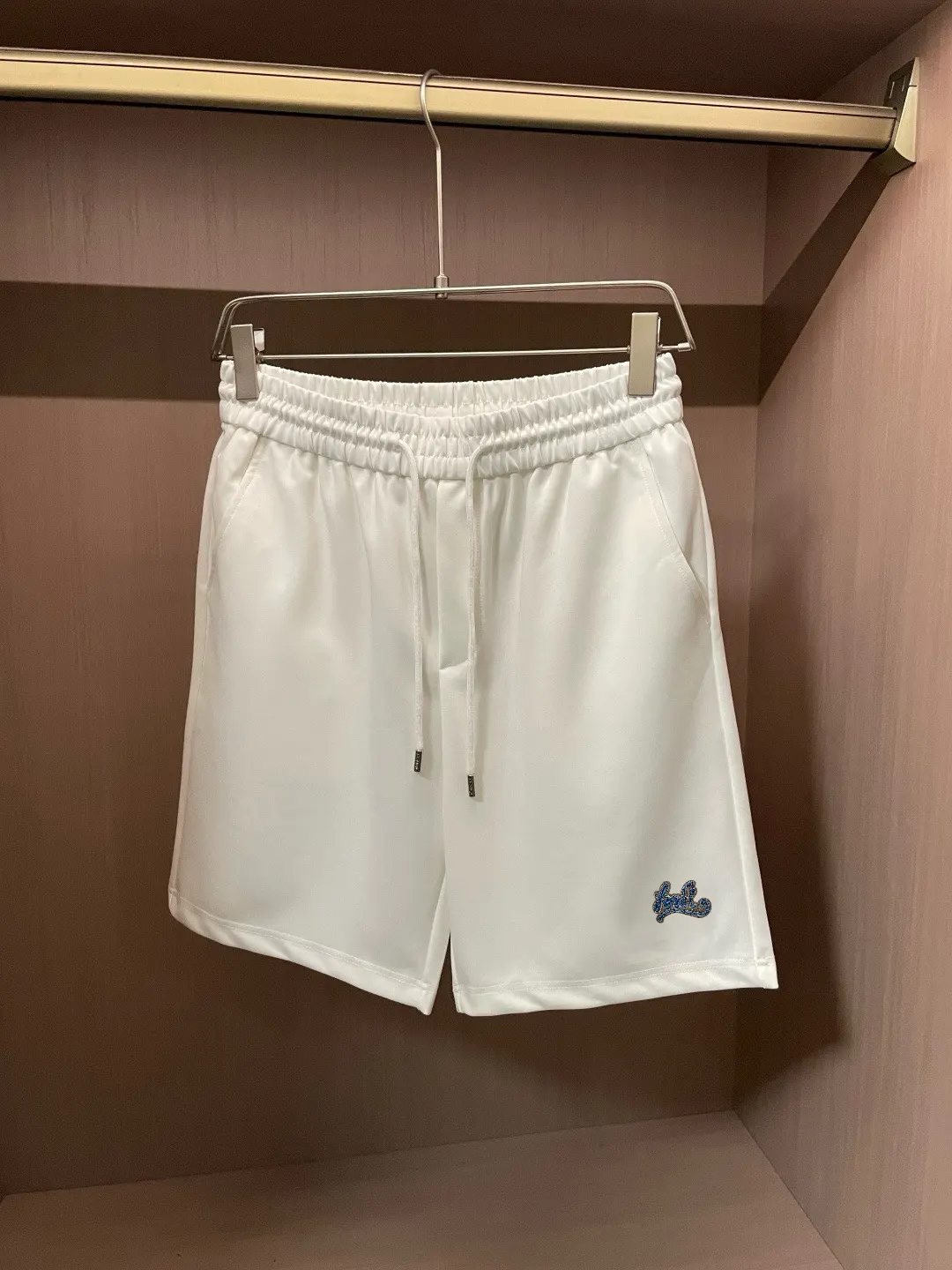 Logo-Embroidered Cotton Drawstring Shorts D14511256