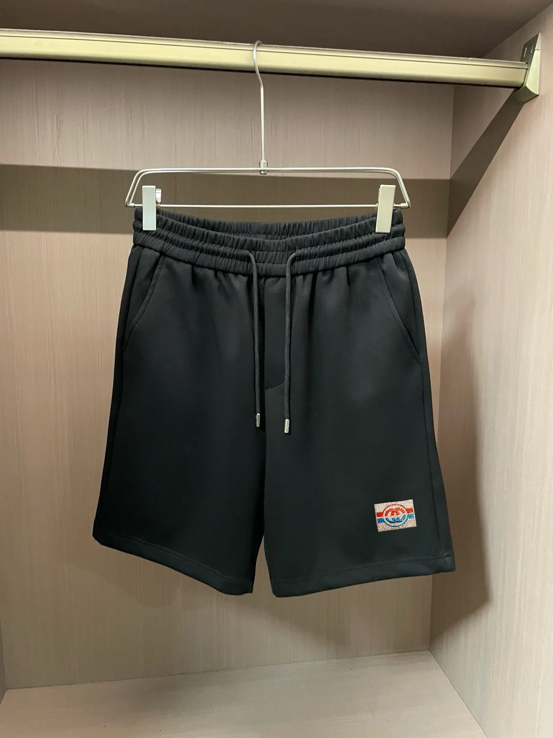 Logo-Patch Cotton Jersey Shorts D14511251