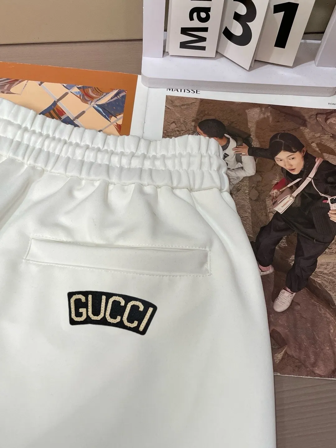 Logo-Patch Cotton Jersey Shorts D14511251 — view 7