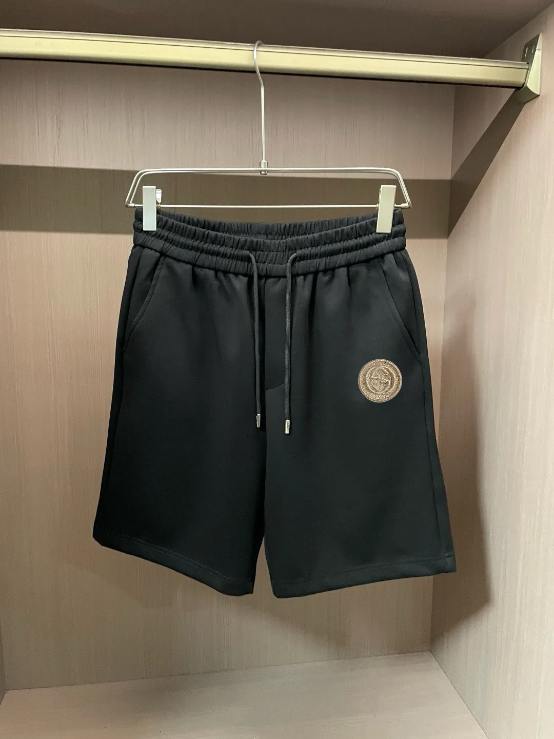 Logo-Patch Cotton Jersey Shorts D14511252
