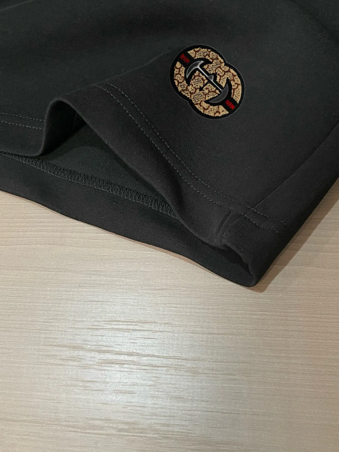 Logo-Appliqué Cotton Jersey Shorts D14511250 — view 5