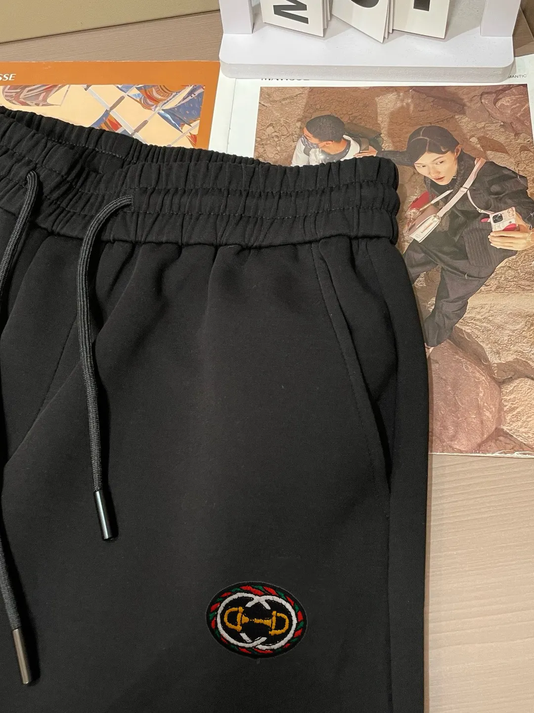 Logo-Embroidered Cotton Jersey Shorts D14511249 — view 5