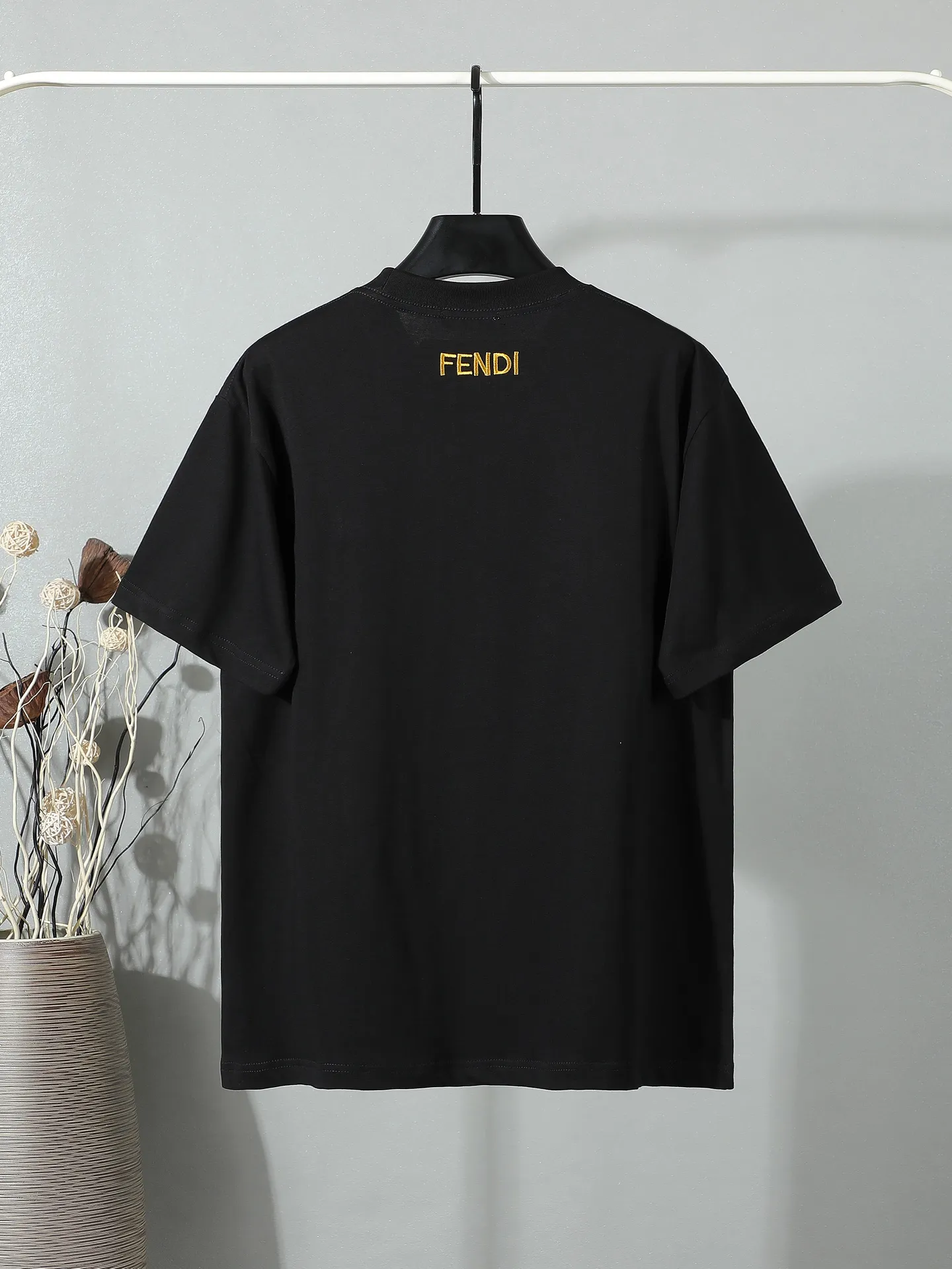 Logo Embroidered Cotton T-Shirt D13011244 — view 2
