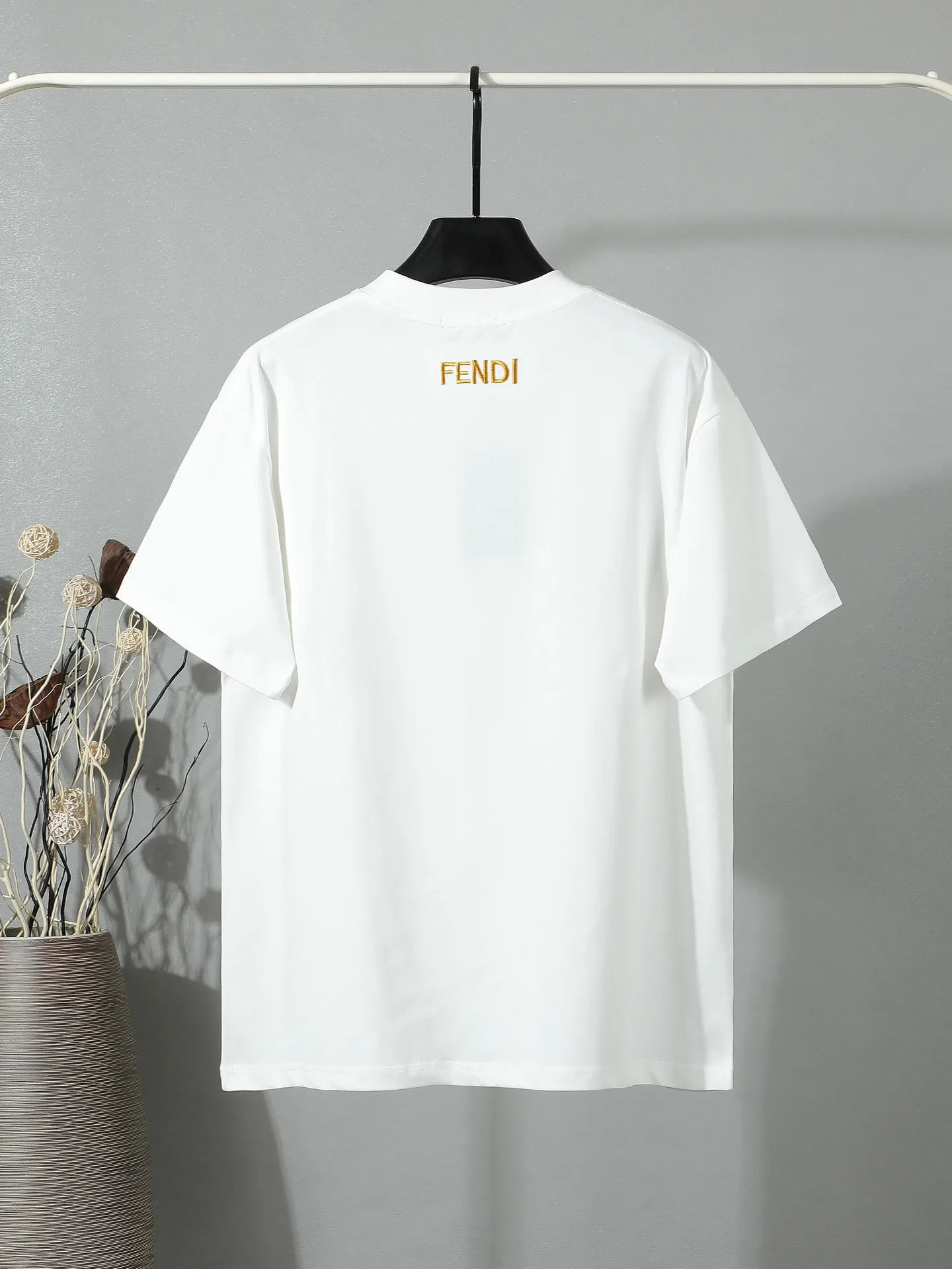 Logo Embroidered Cotton T-Shirt D13011243 — view 2