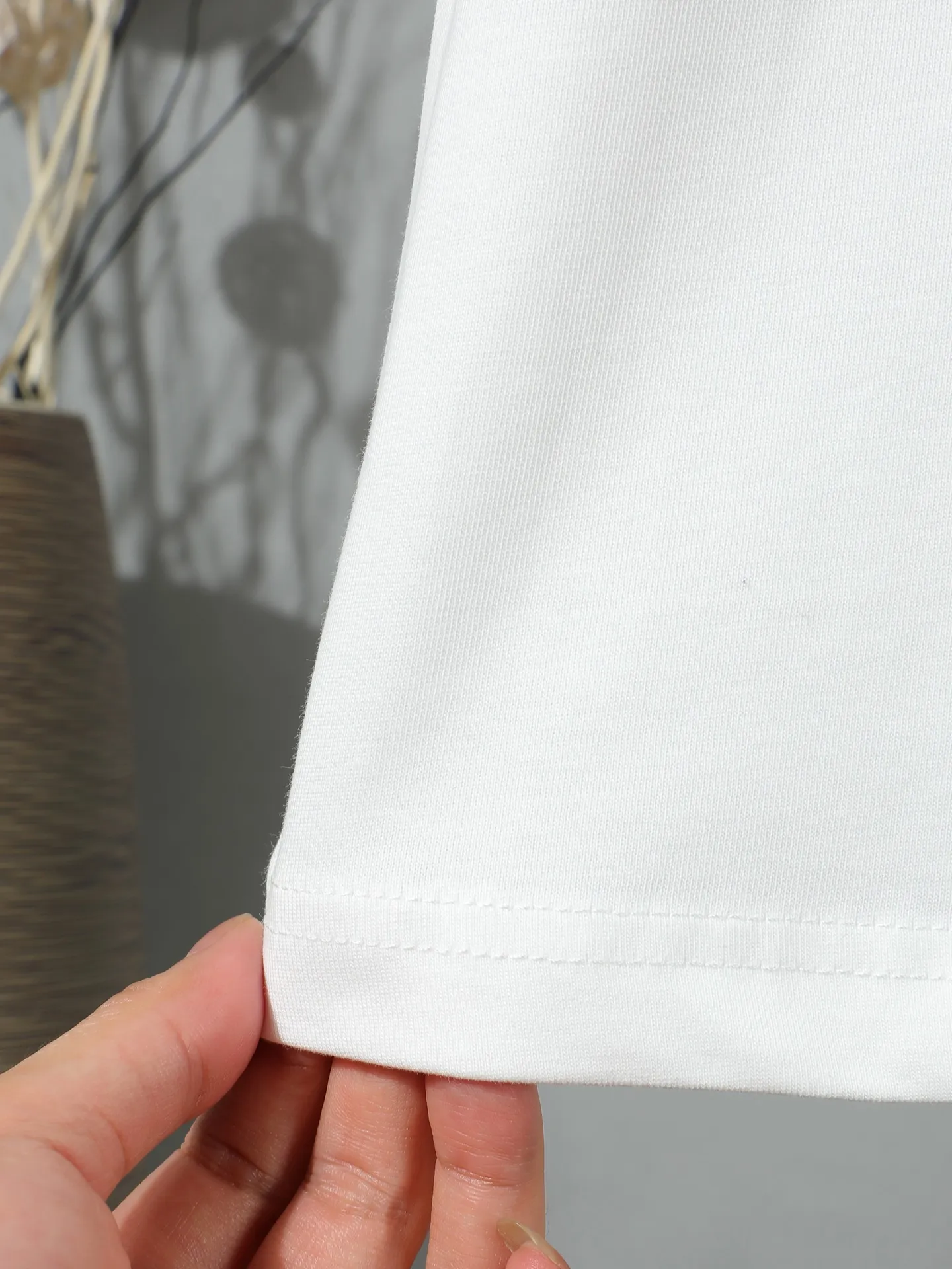Embroidered Logo Cotton T-Shirt D14011239 — view 10