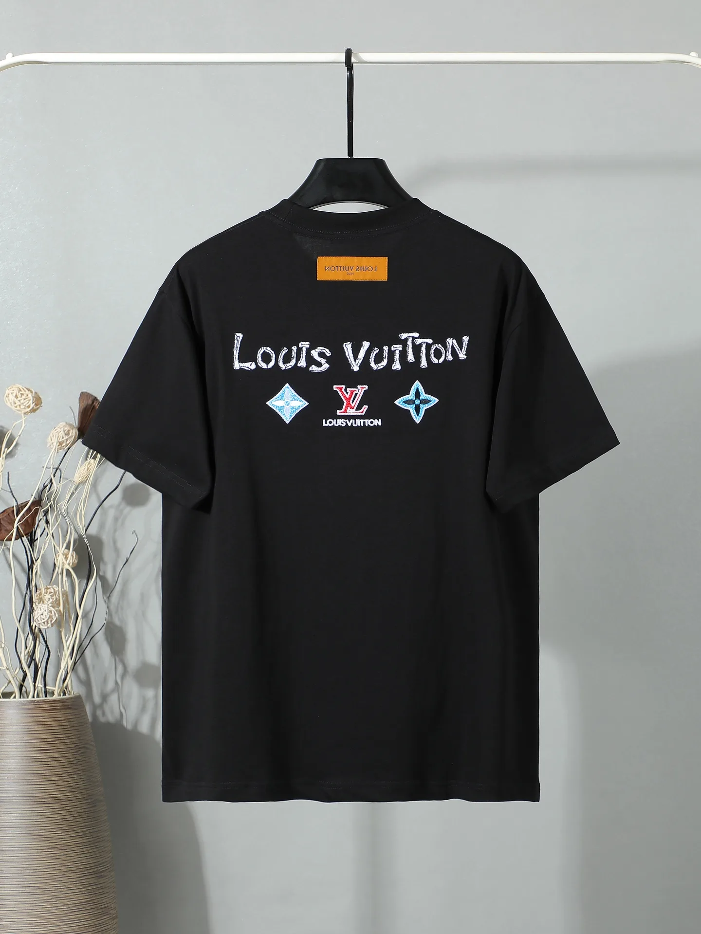 Logo Embroidered Cotton T-Shirt D14011240 — view 2