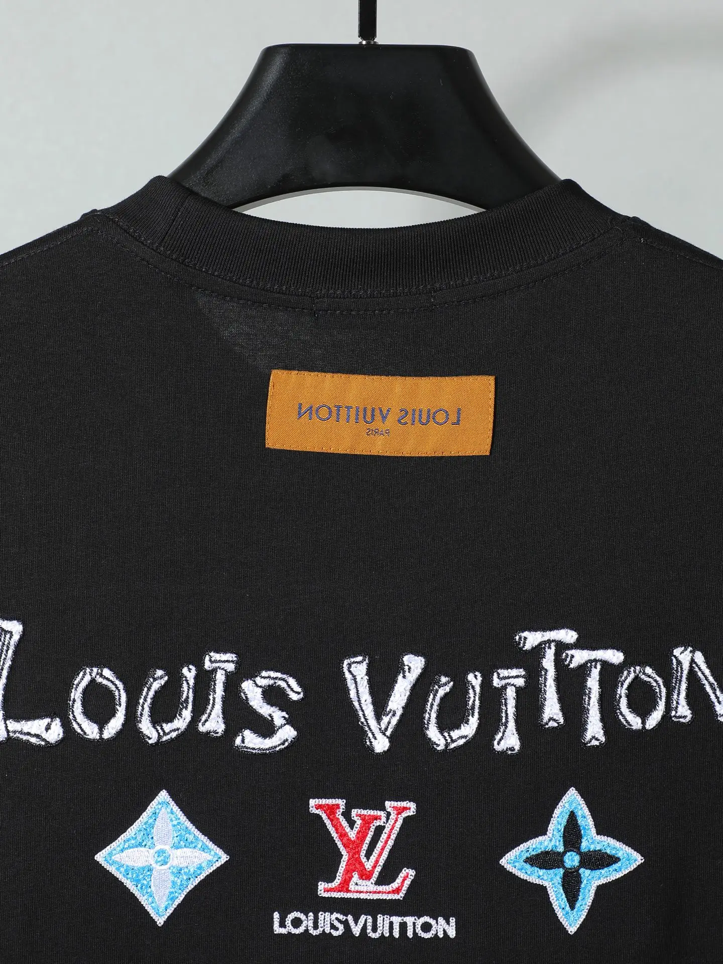 Logo Embroidered Cotton T-Shirt D14011240 — view 6