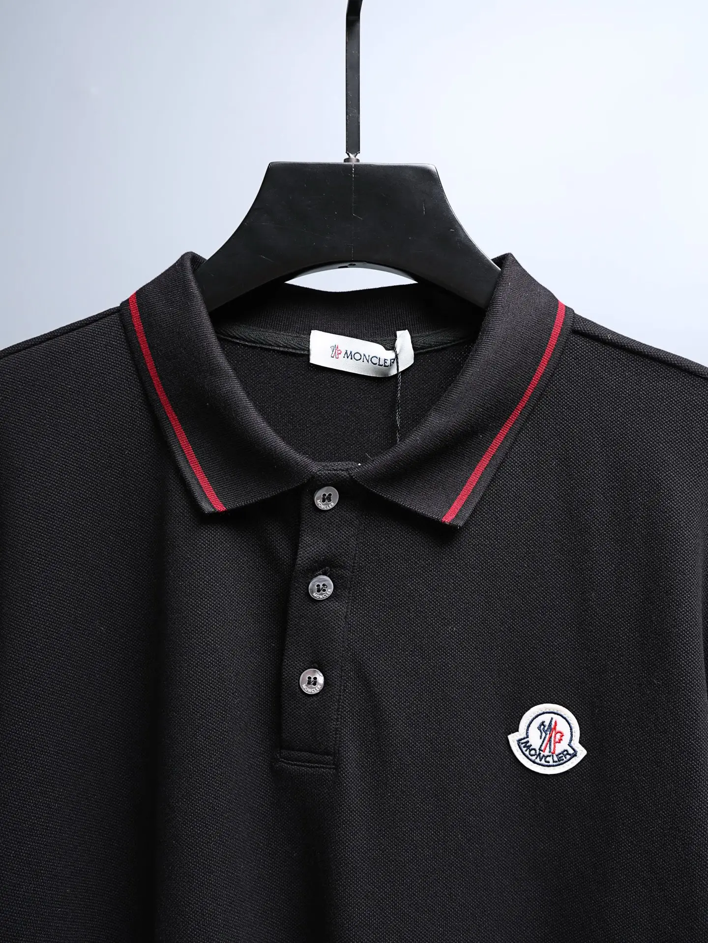 Logo-Appliquéd Tipped Cotton-Piqué Polo Shirt D14011227 — view 3