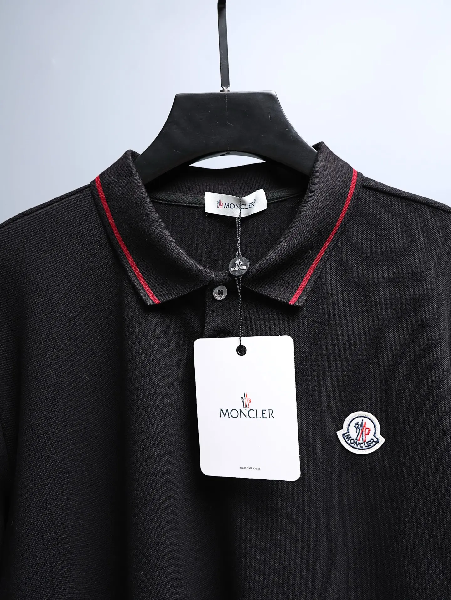Logo-Appliquéd Tipped Cotton-Piqué Polo Shirt D14011227 — view 4