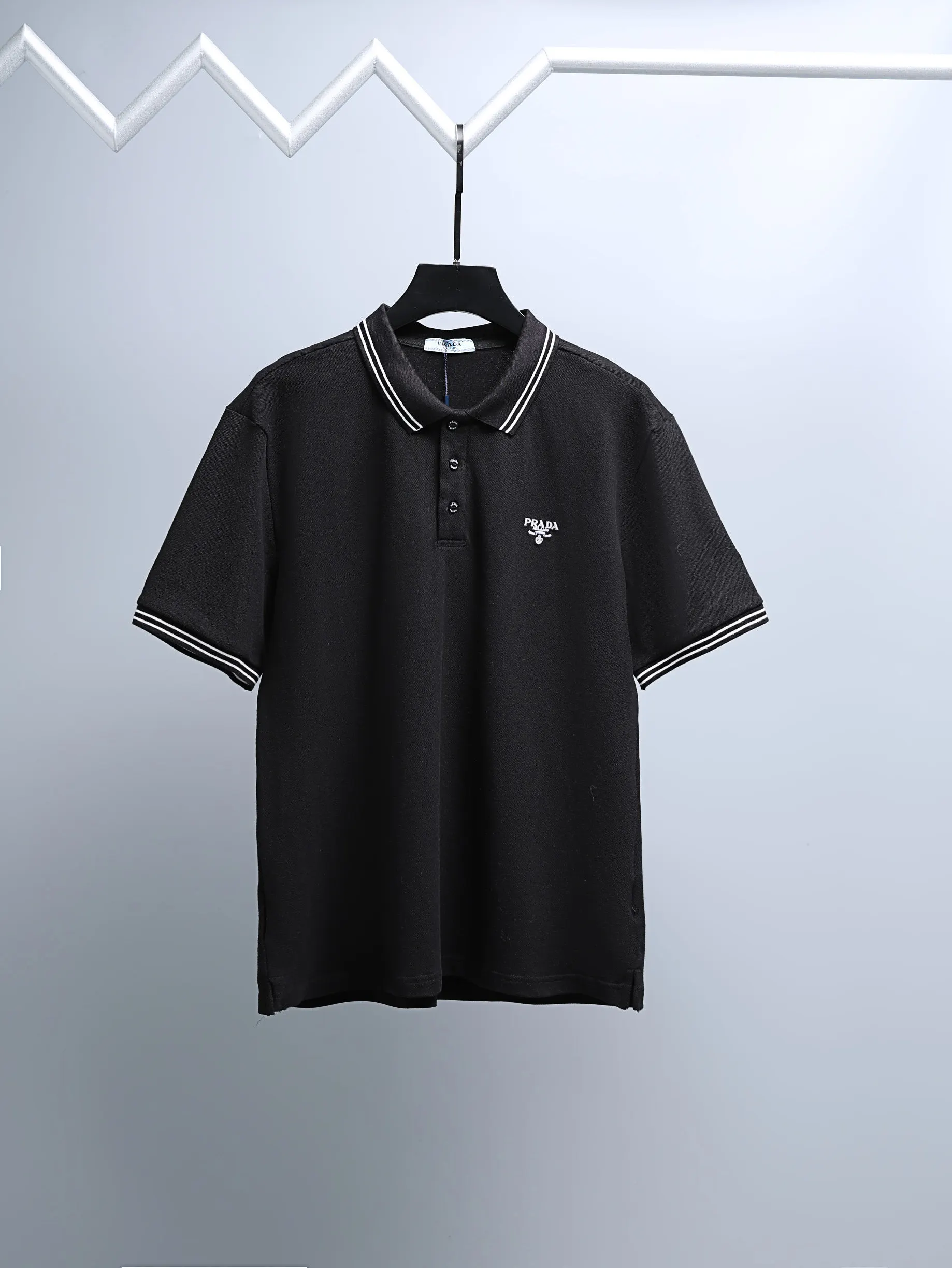 Logo-Embroidered Tipped Cotton-Piqué Polo Shirt D14011228