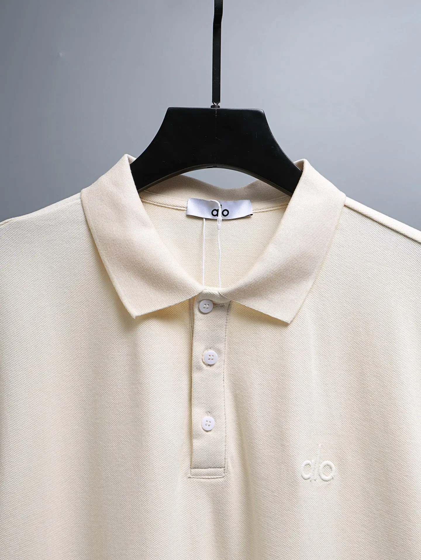 Embroidered Cotton-Piqué Polo Shirt D14011229 — view 3