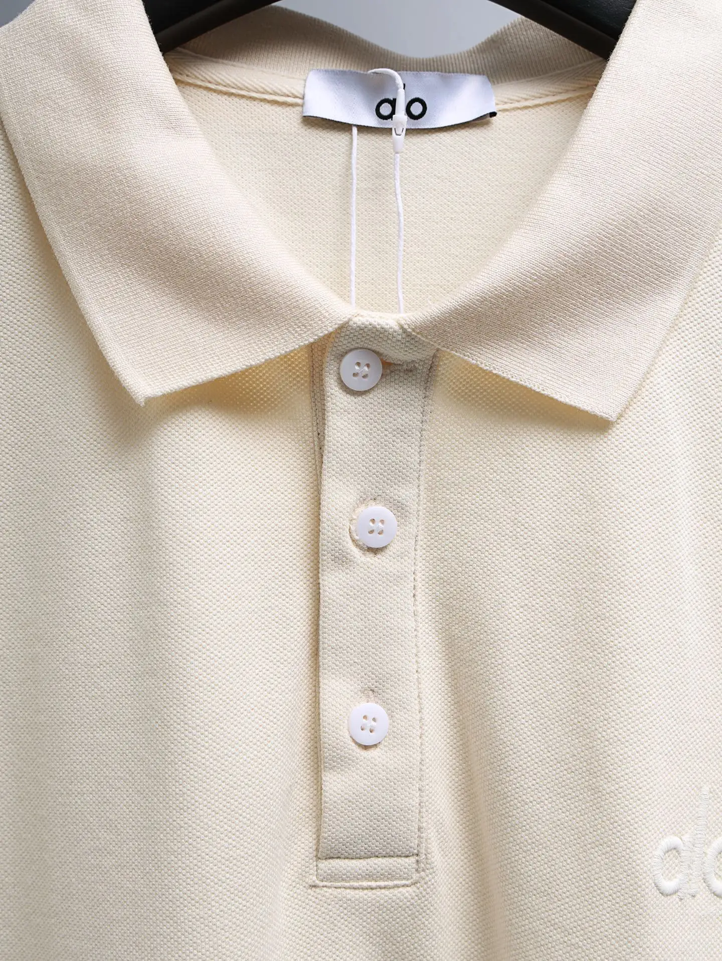 Embroidered Cotton-Piqué Polo Shirt D14011229 — view 5