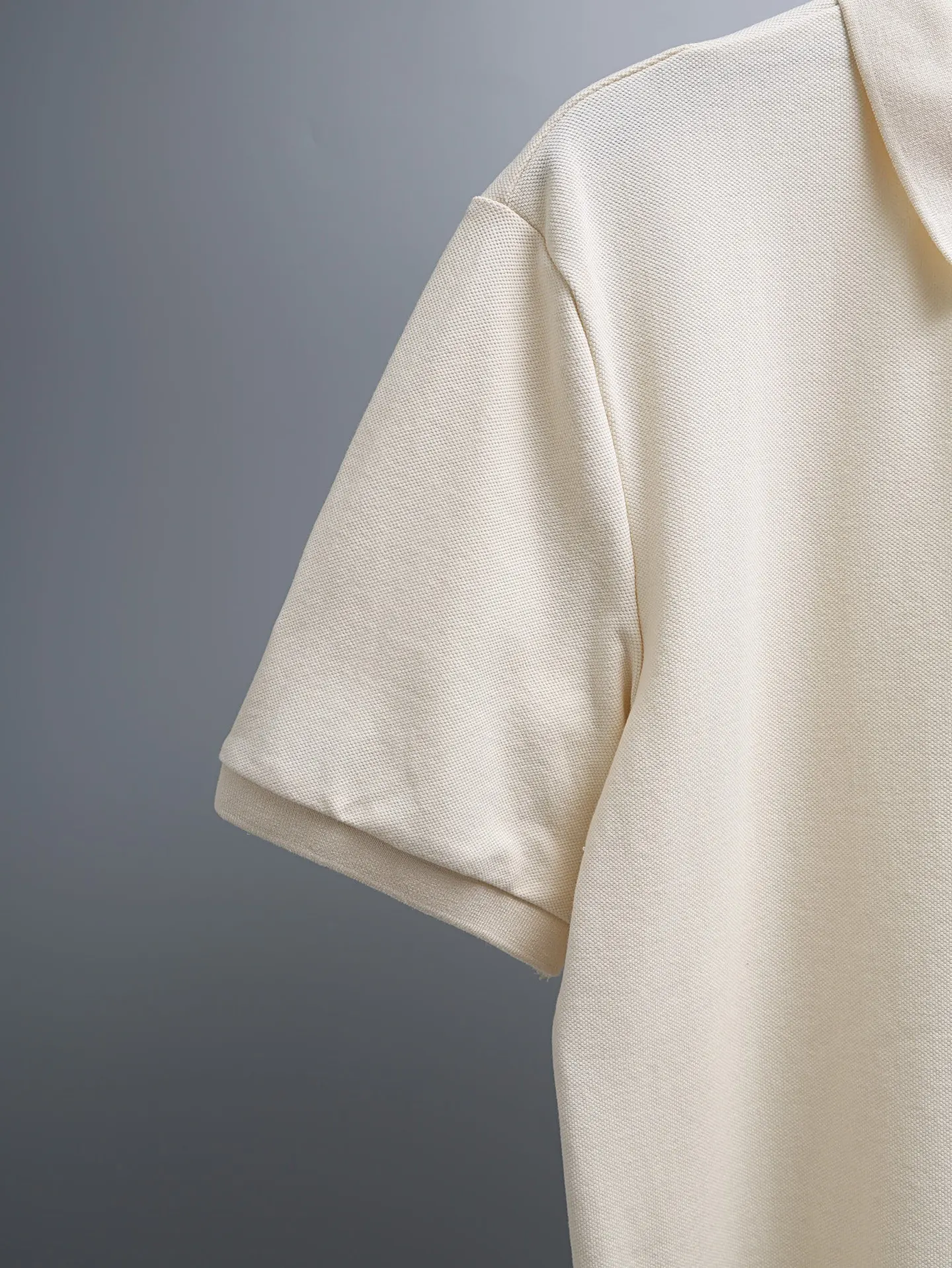 Embroidered Cotton-Piqué Polo Shirt D14011229 — view 7