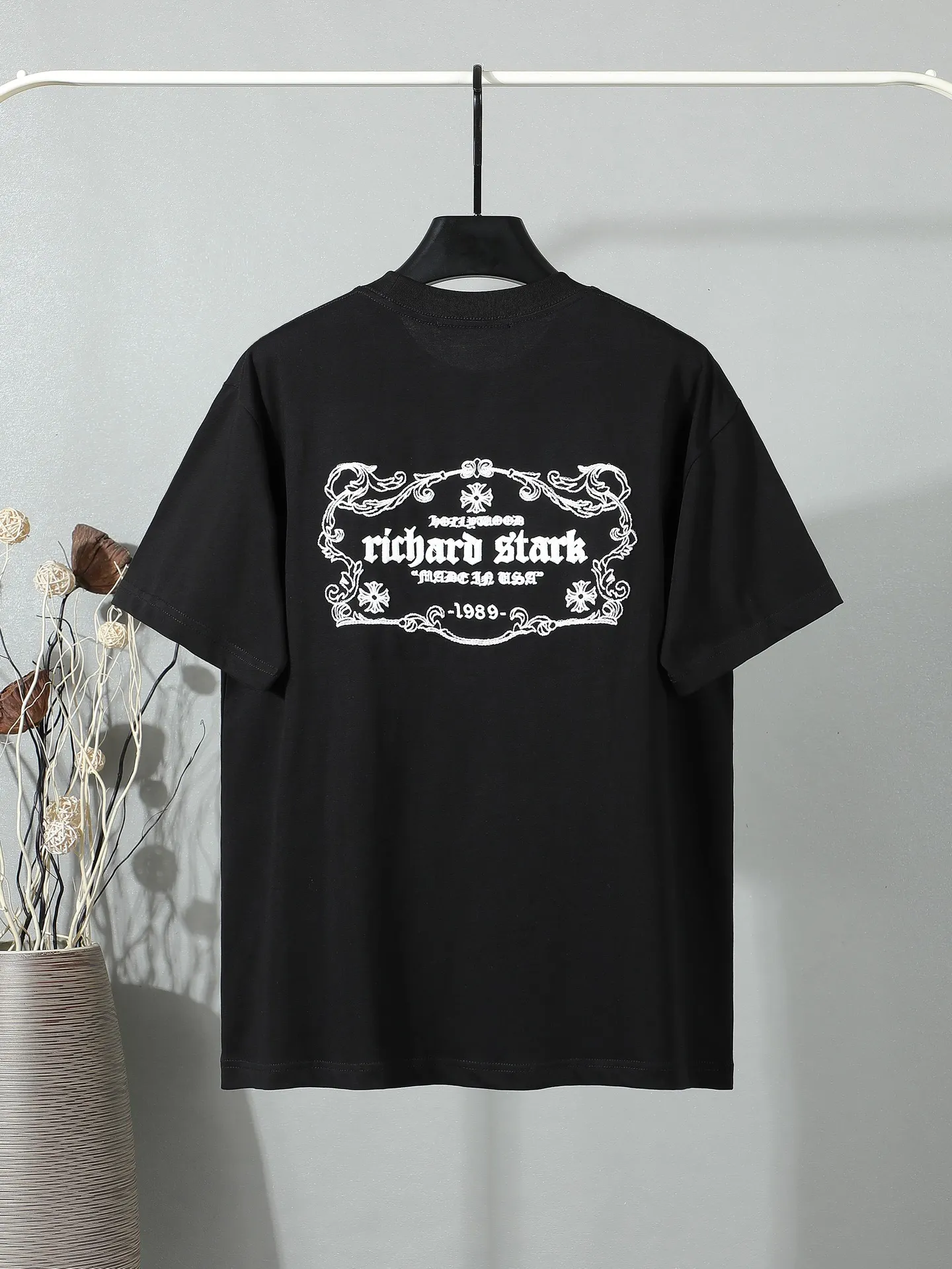 Logo Embroidered Cotton Jersey T-Shirt D14011246 — view 2