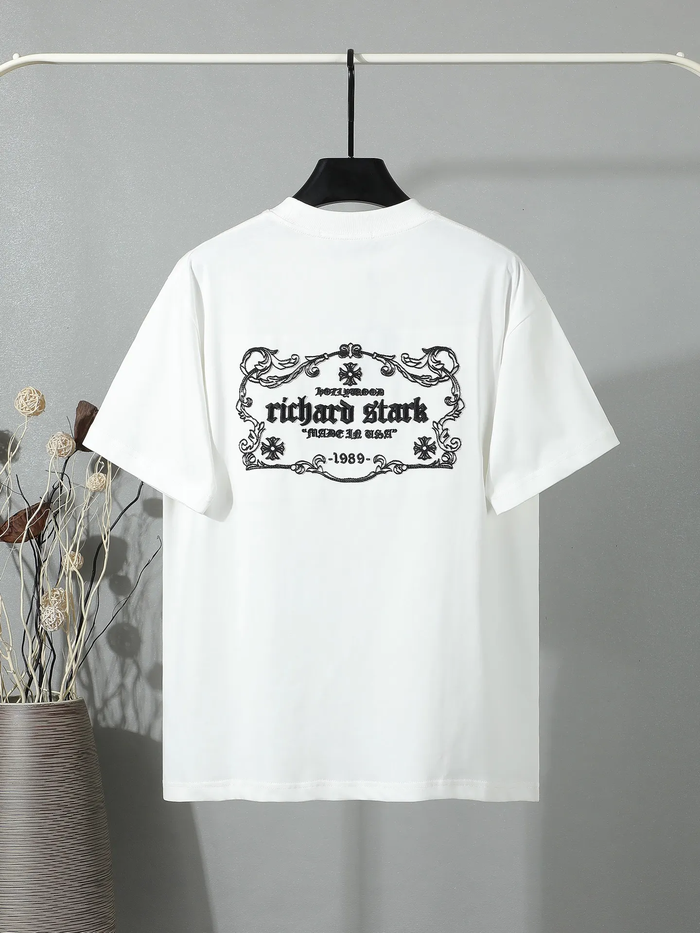 Logo Embroidered Cotton Jersey T-Shirt D14011245 — view 2