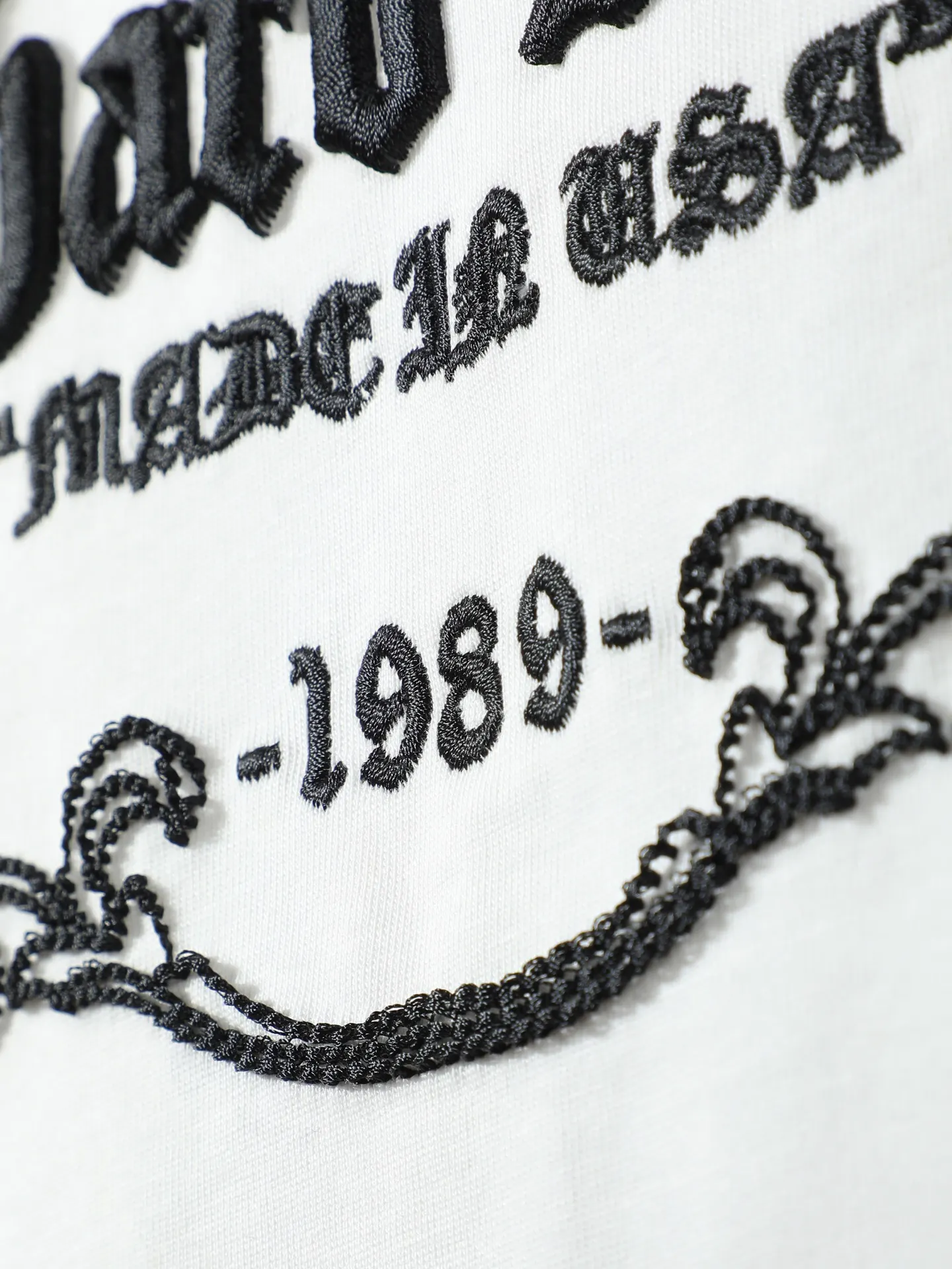 Logo Embroidered Cotton Jersey T-Shirt D14011245 — view 8