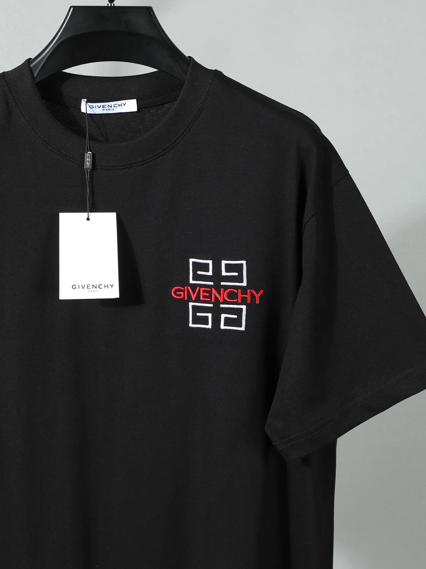 4G Logo Embroidered Cotton T-Shirt D14011235 — view 3