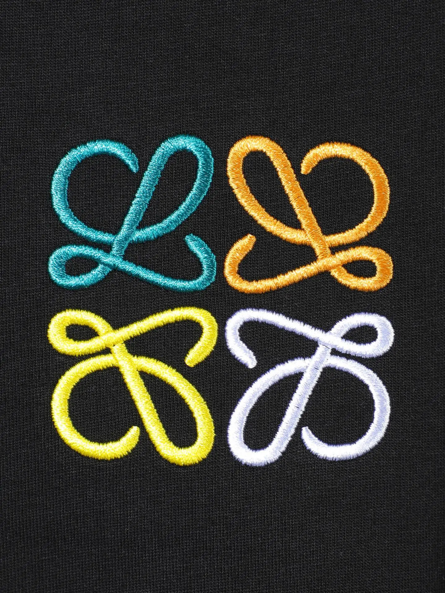 Anagram Embroidered Cotton T-Shirt D14011237 — view 4