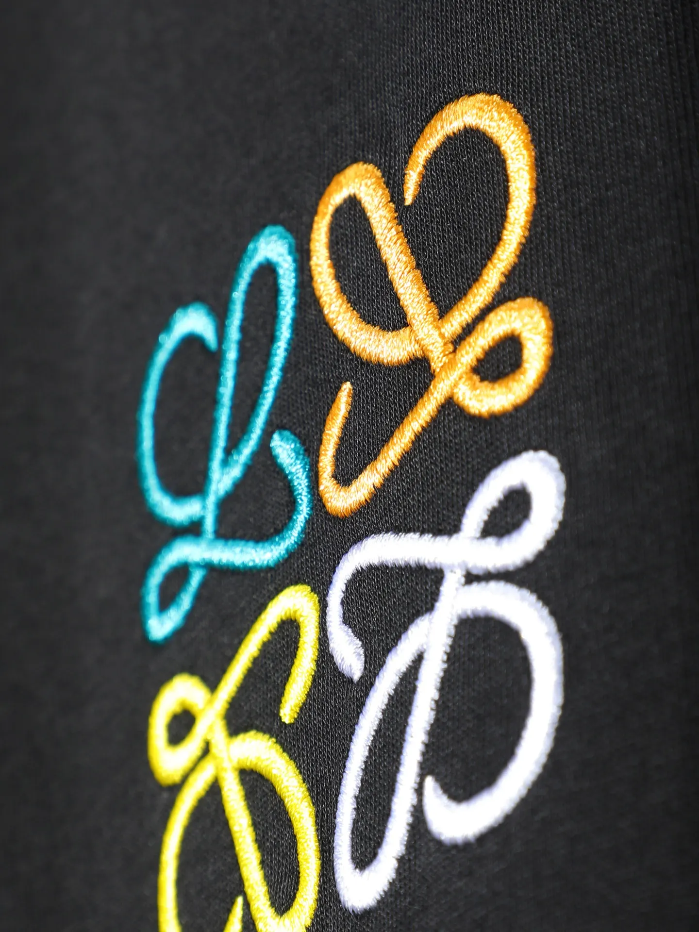 Anagram Embroidered Cotton T-Shirt D14011237 — view 5