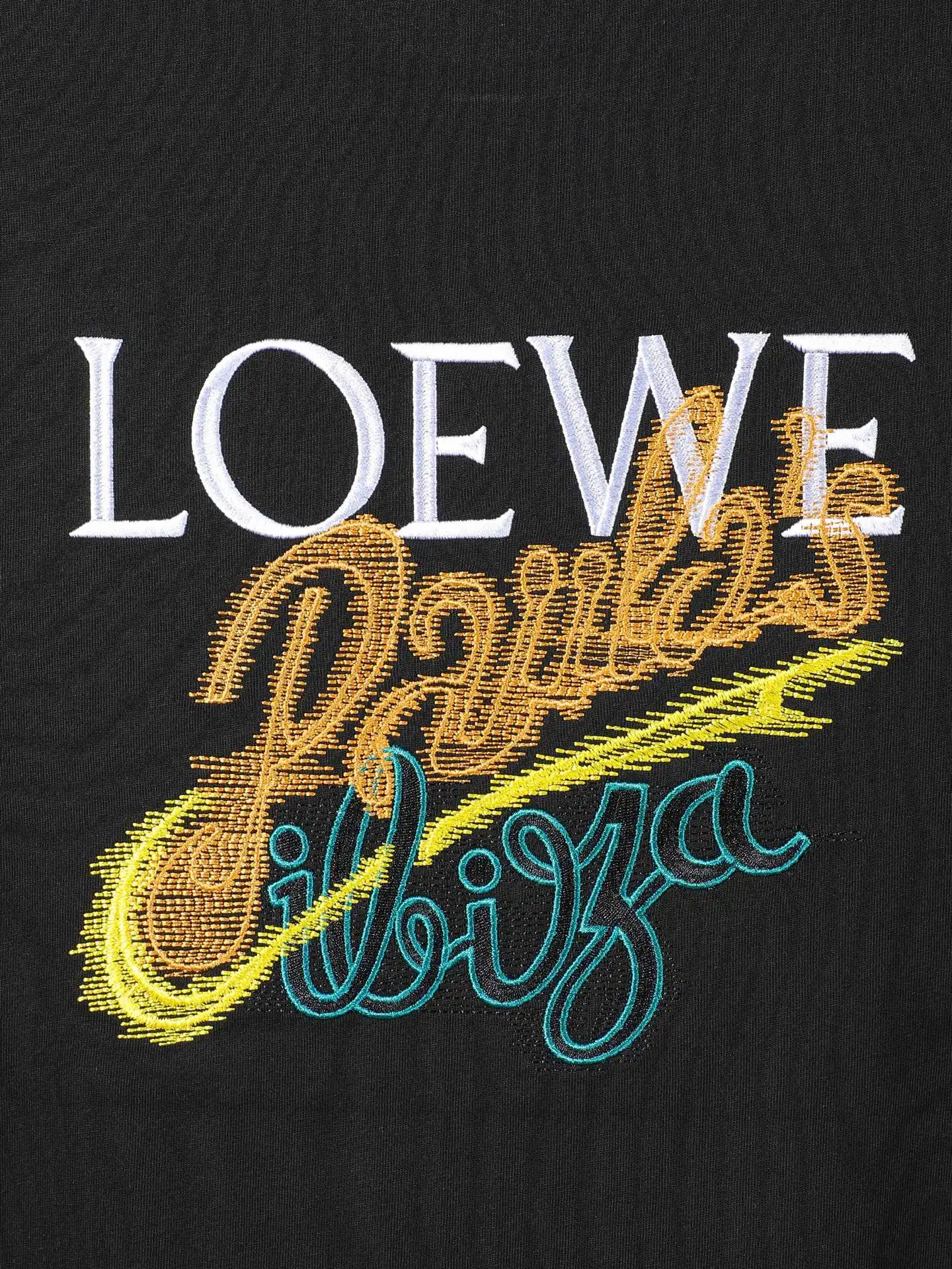 Anagram Embroidered Cotton T-Shirt D14011237 — view 7