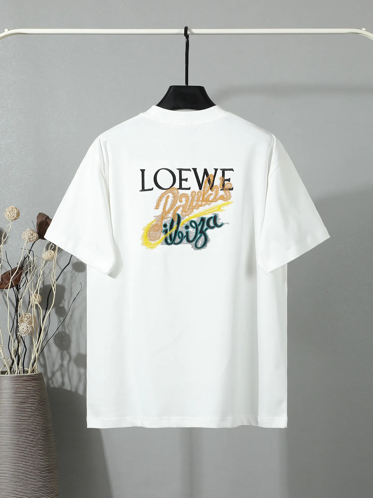 Anagram Embroidered Cotton T-Shirt D14011238 — view 2