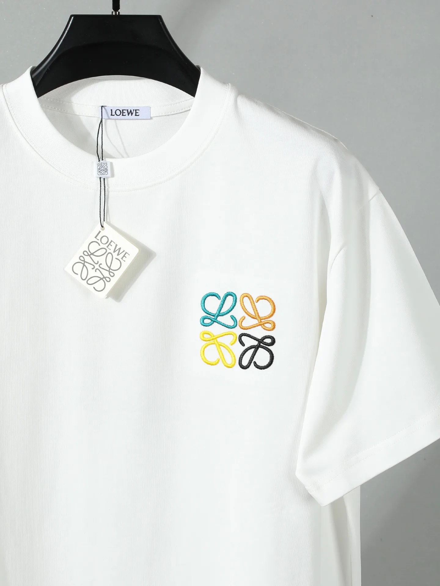 Anagram Embroidered Cotton T-Shirt D14011238 — view 3
