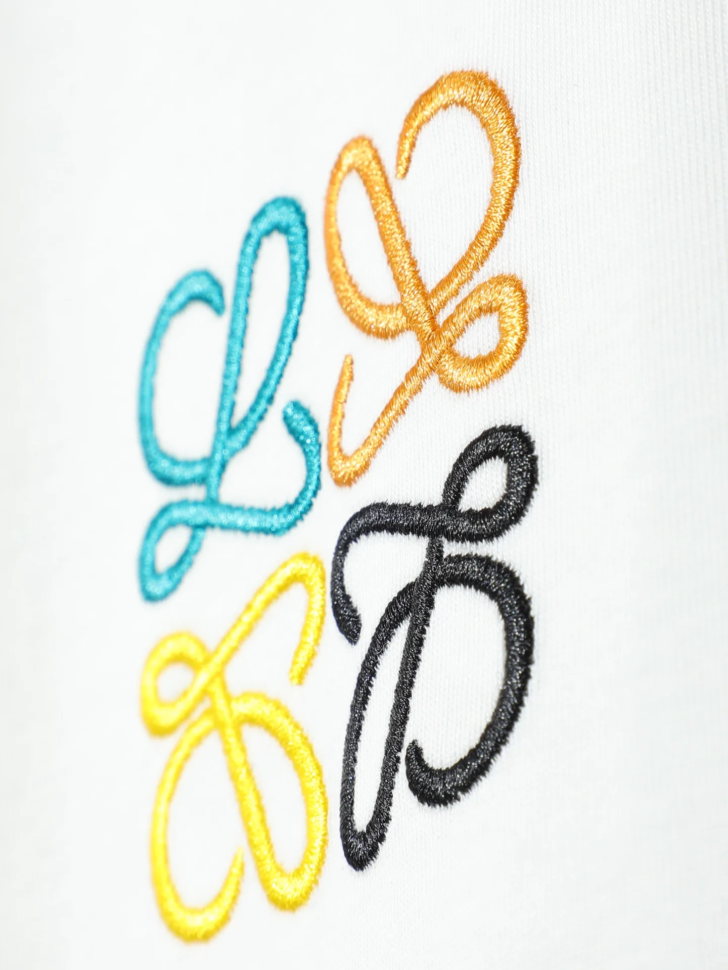 Anagram Embroidered Cotton T-Shirt D14011238 — view 5