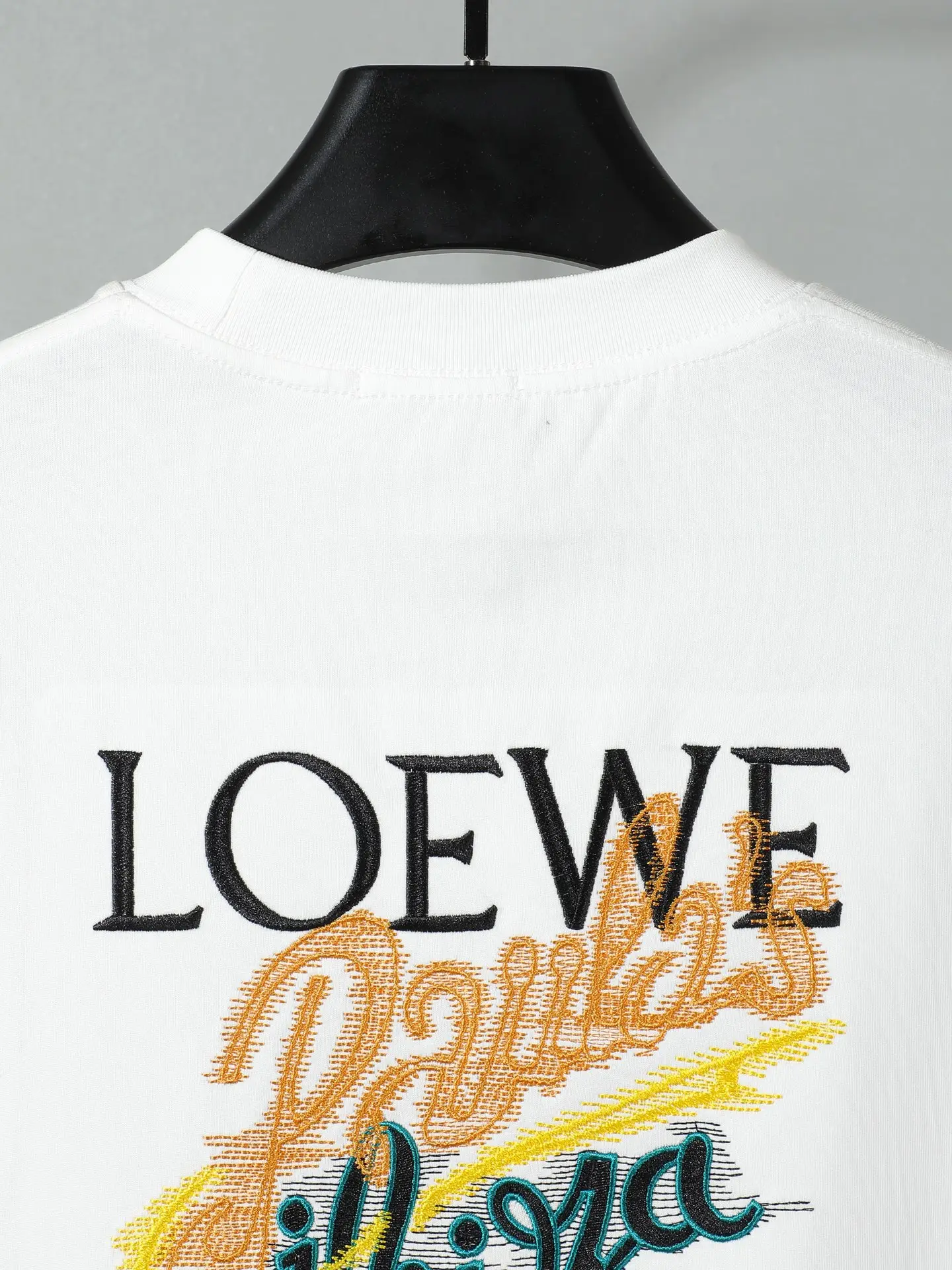Anagram Embroidered Cotton T-Shirt D14011238 — view 6