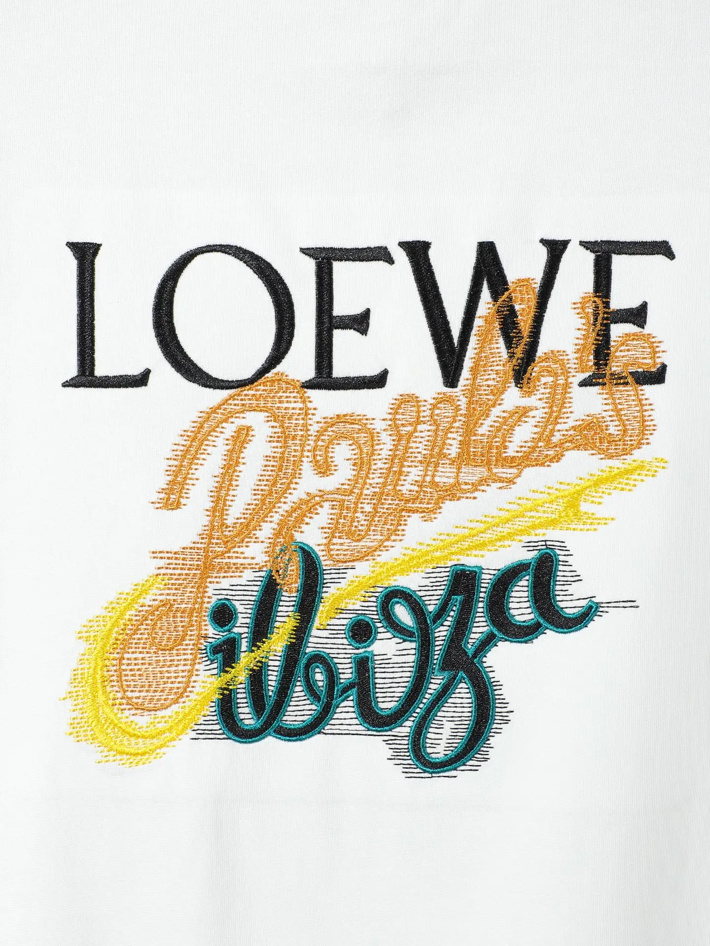 Anagram Embroidered Cotton T-Shirt D14011238 — view 7