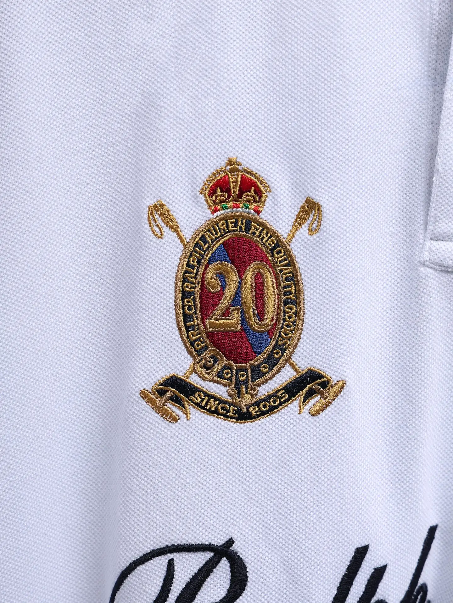 Embroidered Cotton Piqué Polo Shirt D15511233 — view 7