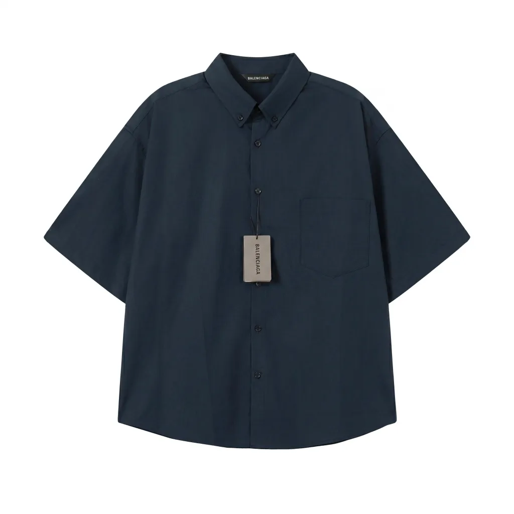 Logo Print Short-Sleeve Cotton Shirt D16511288