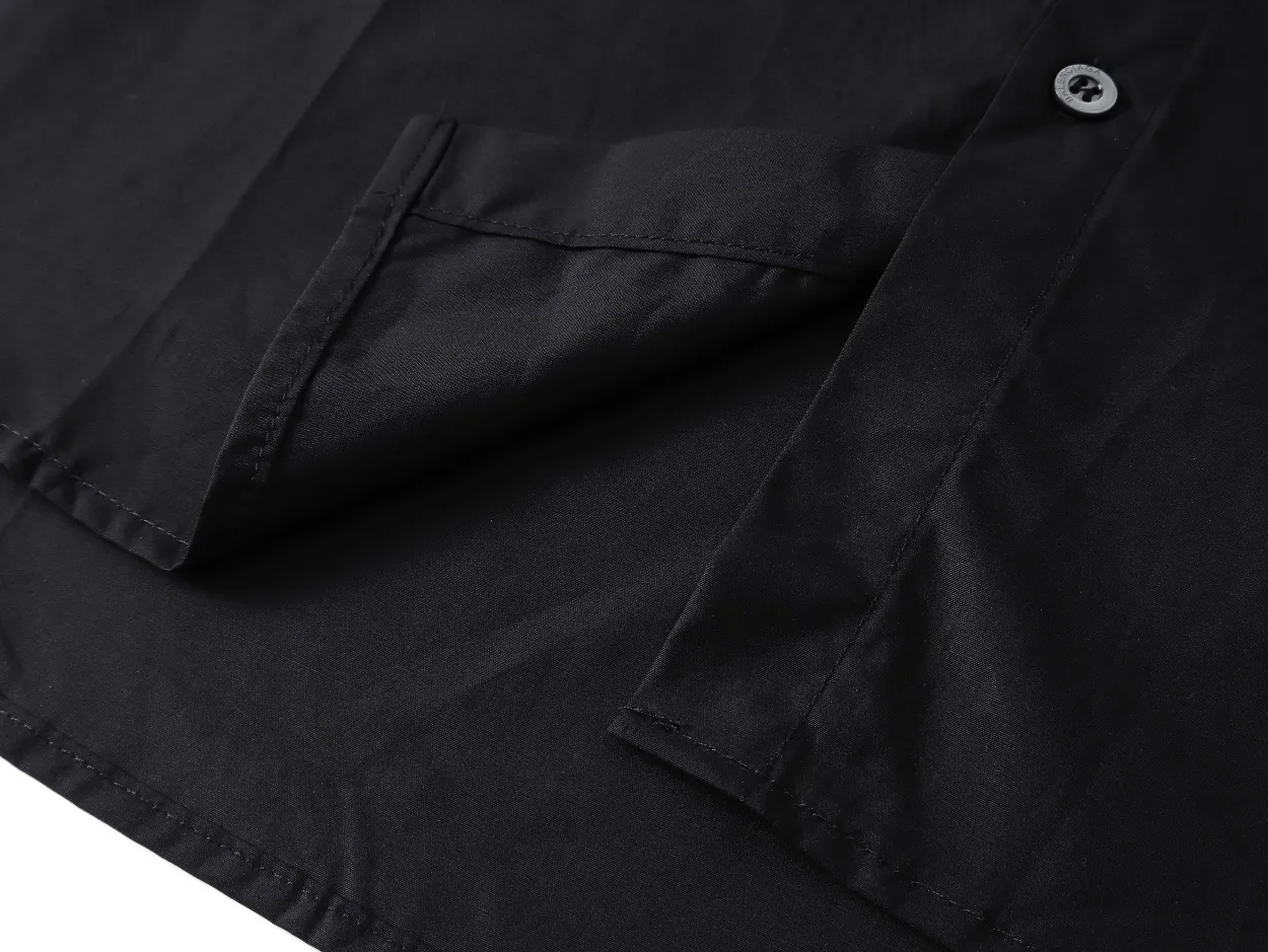 Logo Print Short-Sleeve Button-Down Shirt D16511286 — view 7