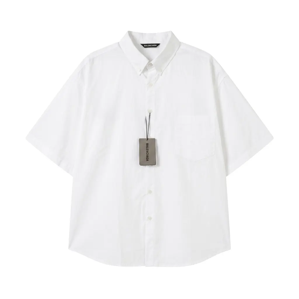 Logo-Print Short-Sleeve Cotton Shirt D16511287