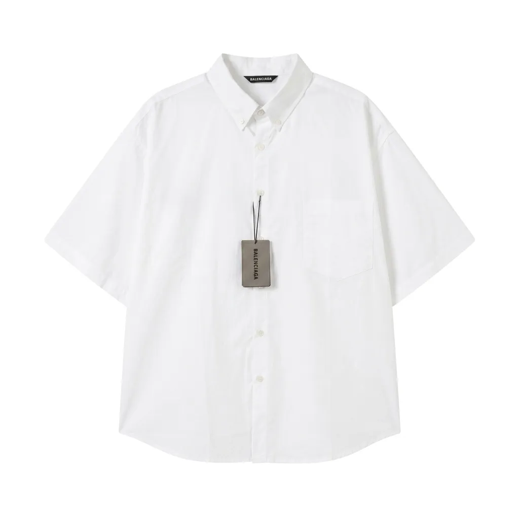 Logo-Print Short-Sleeve Cotton Shirt D16511287