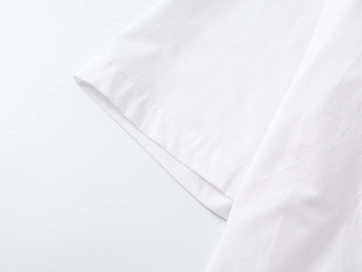 Logo-Print Short-Sleeve Cotton Shirt D16511287 — view 7