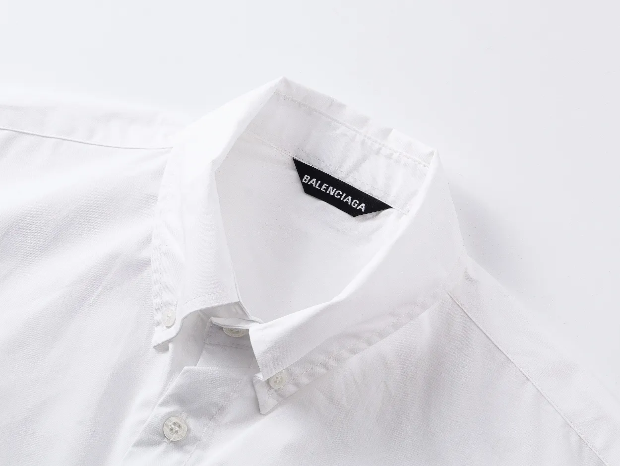 Logo Print Short-Sleeve Cotton Shirt D16511290 — view 3