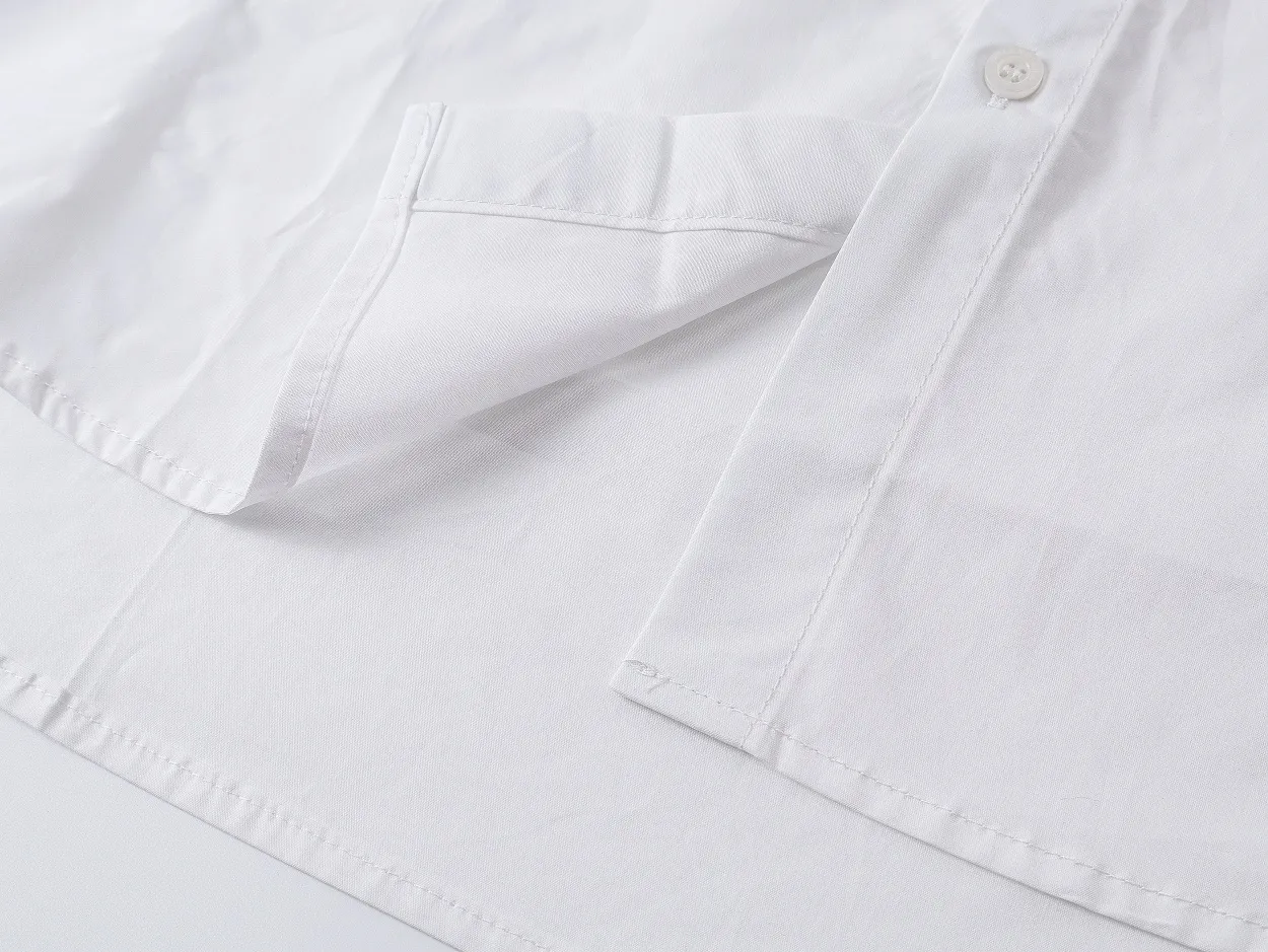 Logo Print Short-Sleeve Cotton Shirt D16511290 — view 7