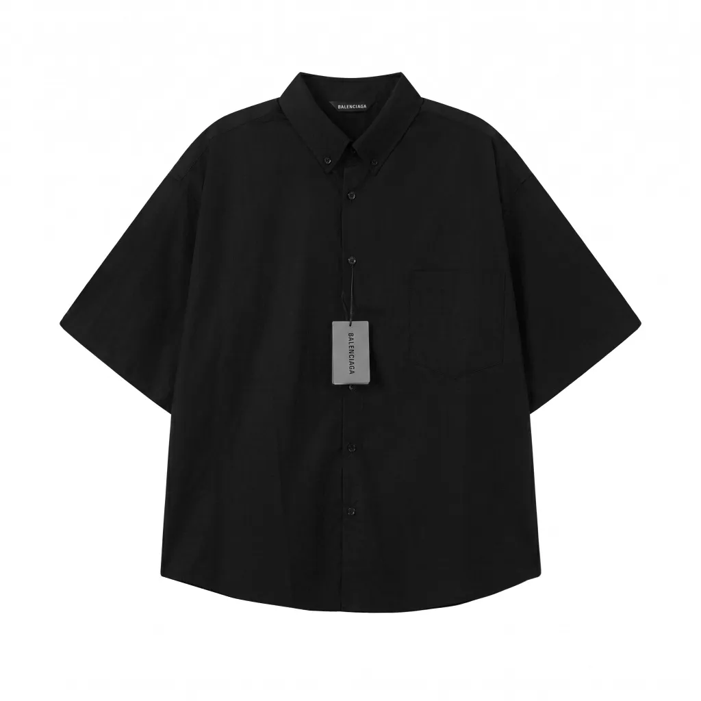 Logo Print Short-Sleeve Cotton Shirt D16511289