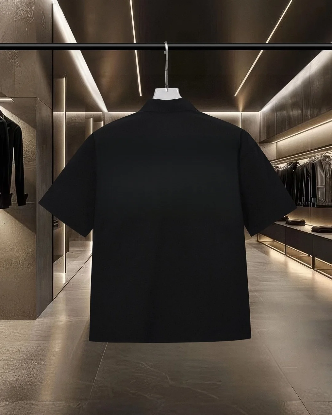 Logo-Embroidered Short-Sleeve Shirt D17511296 — view 2