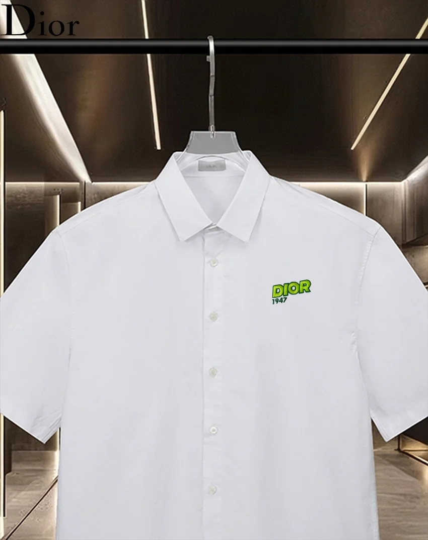 Logo Embroidered Short-Sleeve Shirt D17511309 — view 3