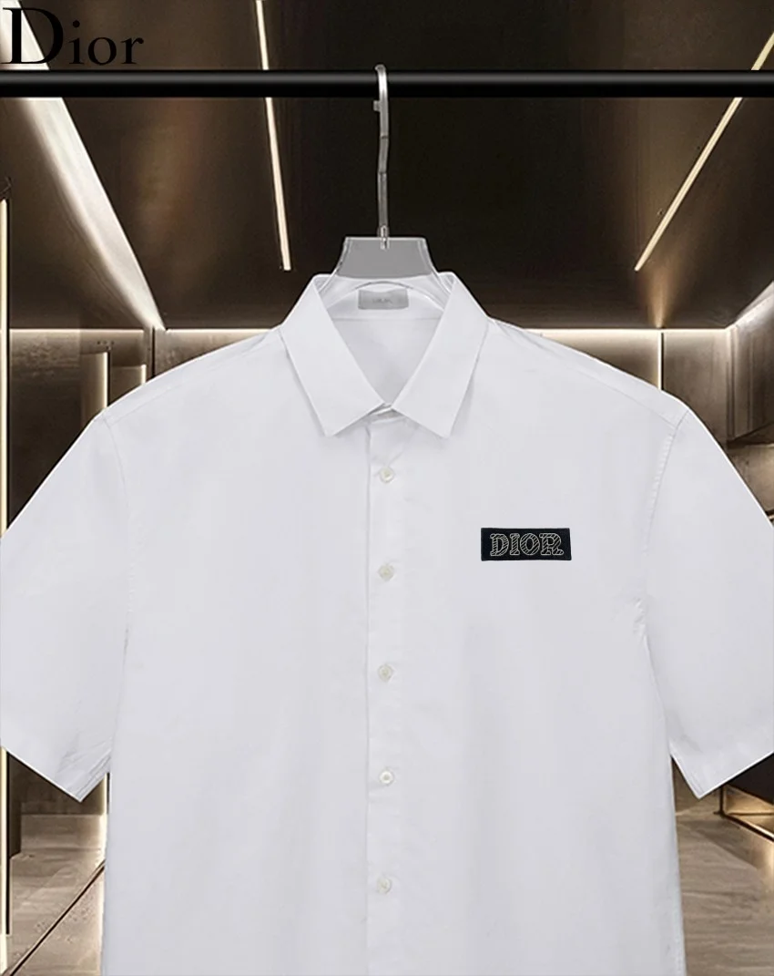 Logo-Embroidered Short-Sleeved Shirt D17511305 — view 3