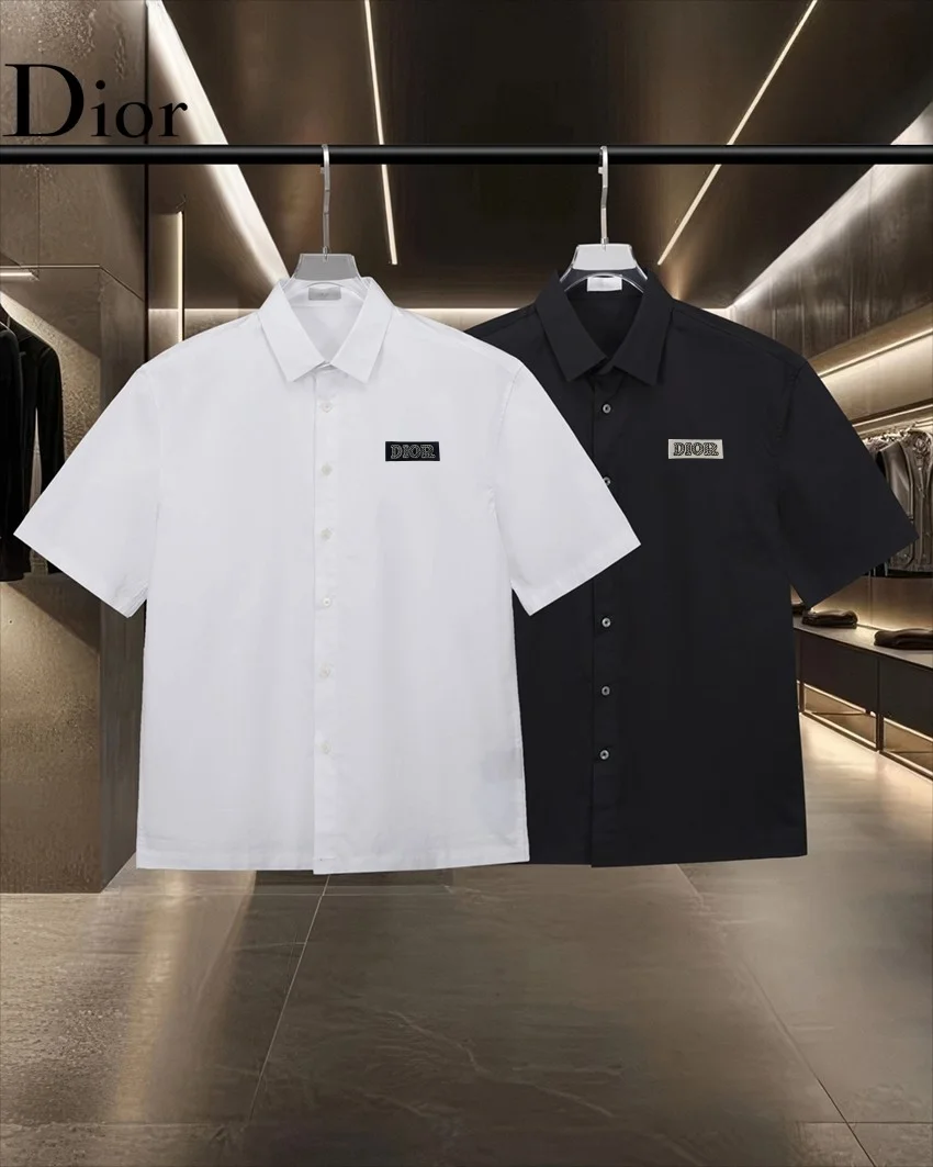 Logo-Embroidered Short-Sleeved Shirt D17511305 — view 12