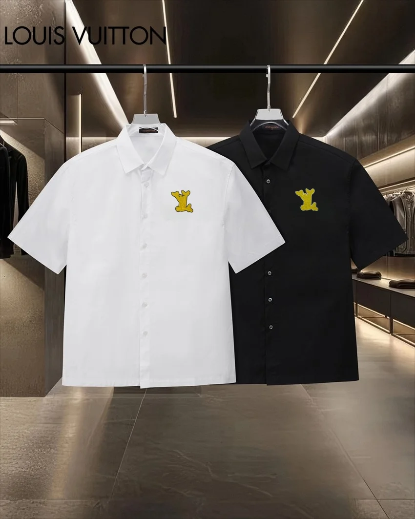 Logo-Embroidered Short-Sleeve Shirt D17511326 — view 11