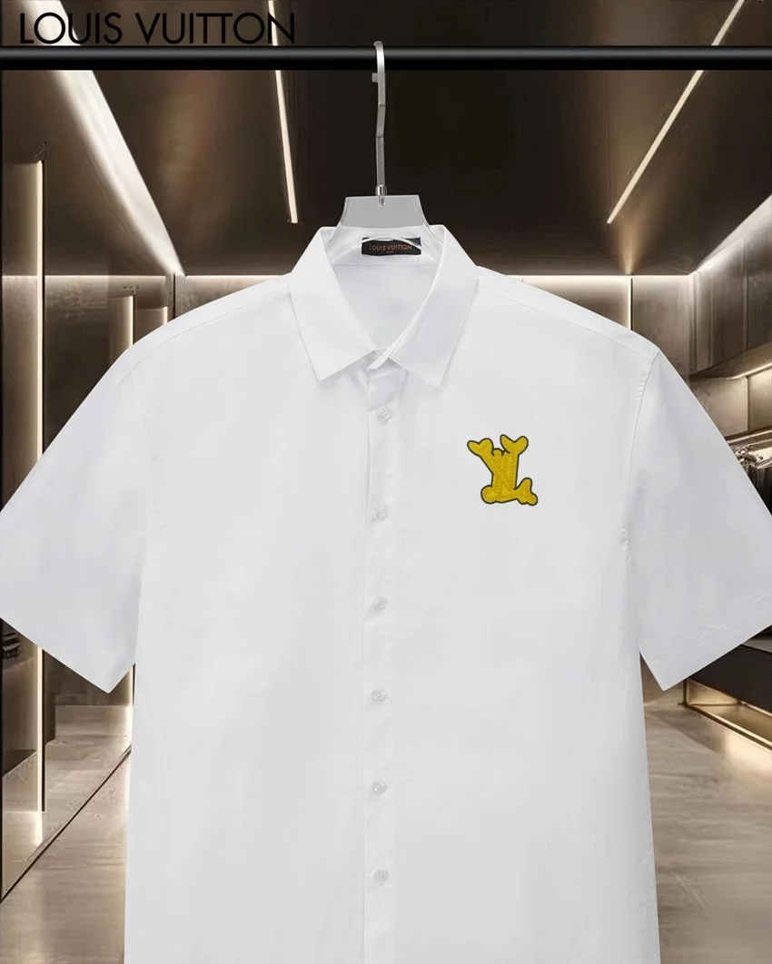 Logo Embroidered Short-Sleeve Shirt D17511327 — view 3