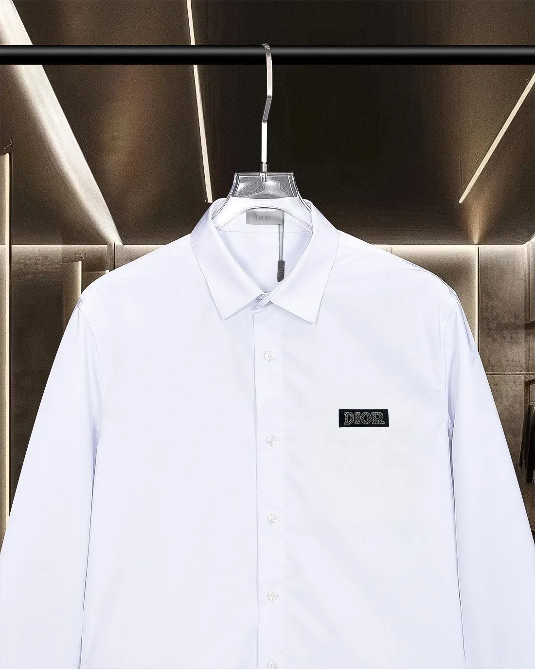 Logo Embroidery Long-Sleeve Shirt D17811307 — view 3