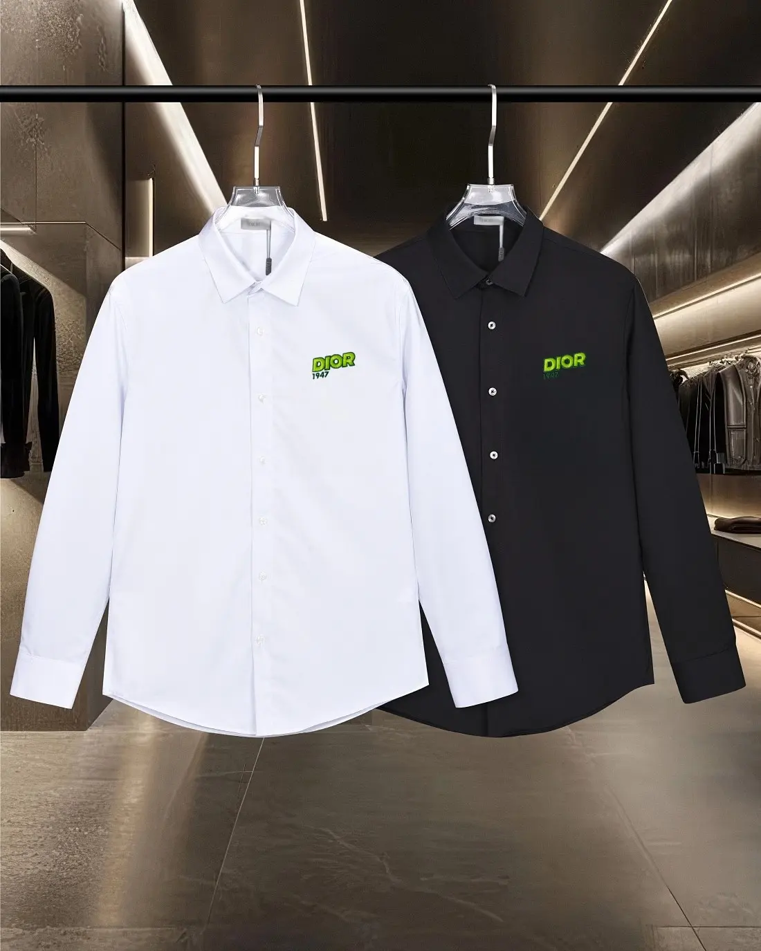 Logo-Embroidered Cotton Poplin Shirt D17811311 — view 11