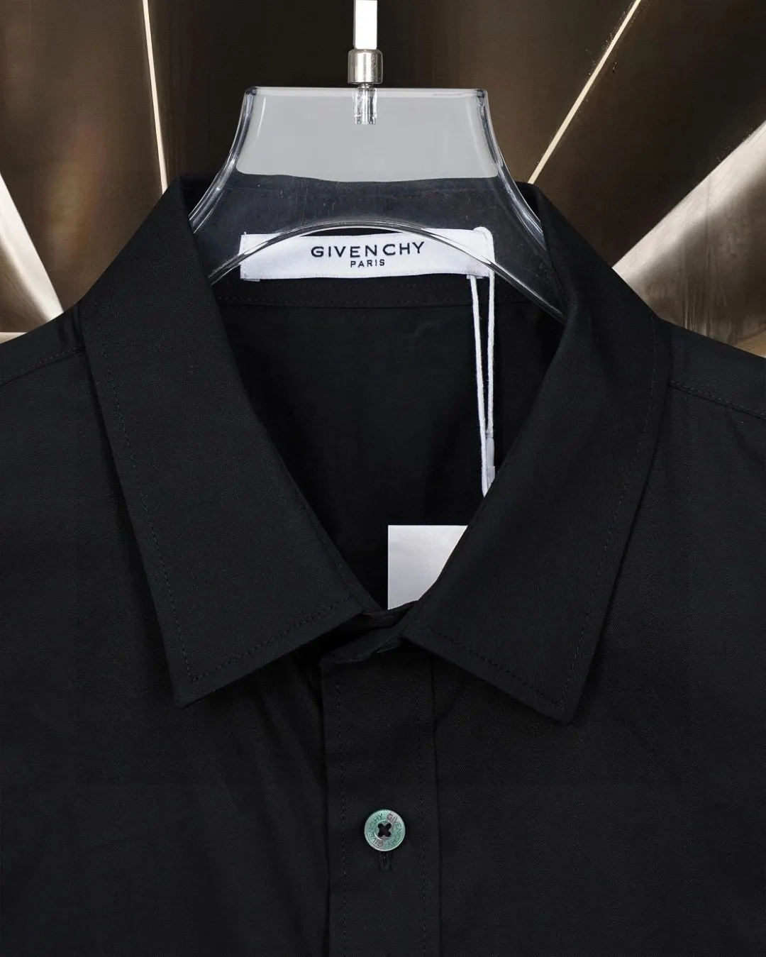 Logo-Embroidered Cotton Long-Sleeve Shirt D17811324 — view 5