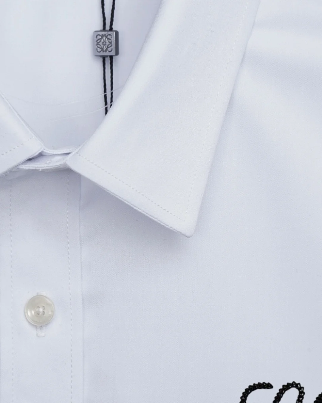 Logo Embroidered Cotton-Blend Shirt D17811315 — view 6